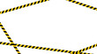 © Maryna - Warning tape background icon. Black and yellow striped caution pattern in flat design style. Vector illustration for safety, alert, hazard, or construction concepts.