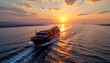 © GIFTE - Dawn Voyage Over Global Logistics