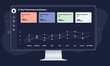 © Arif Al Mahmud - KPI Dashboard Interface with Business Analytics Charts, SaaS Admin Panel Dark UI Design