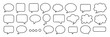 © Bundle Master - Collection of black and white stylized mountain range icons, vector graphics