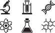 © nojumdi - Essential scientific tools and concepts represented by a collection of iconic symbols Vector