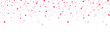 © Vitaliy - Multicolored heart-shaped confetti on an isolated transparent background. Heart confetti PNG. Design elements for Valentine’s Day. Festive background.