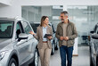 © Sofiia Shunkina - Car Salesperson Showing Vehicle To Customer