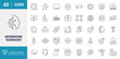 © Control New - Information Technology icon set. Includes cloud computing, big data, data analytics, internet, network security and more. Vector illustration with editable strokes