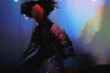 © VISTA by Westend61 - Anonymous figure in cyberspace with virtual reality and digital effects