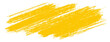 © Cil - Pincelada amarela vibrante com textura de tinta, ideal para elementos gráficos e design moderno em fundo transparente.