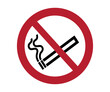 © BlazingDesigns - ISO 7010 P002 No smoking sign. Prohibition sign pictogram vector design and illustration.