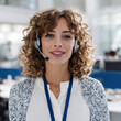 © Andrii Zastrozhnov - Young caucasian female call center agent