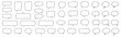 © Maksim - Speech bubble, speech balloon, line chat bubble for apps and websites.