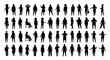 © Simone Matos - Silhouettes of People in Various Positions: A Versatile Design Resource