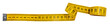 © Gudman - The tailors centimeter. Construction measuring tape on a white background. Roulette