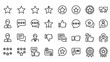 © Wajah - Collection of Simple Line Icons for Social Media.
