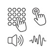 © Роман Ярощук - Digital interface and sound controller icons