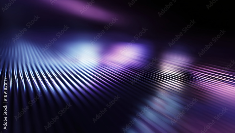 abstract background with purple and blue stripes on a black, gradient ...