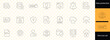 © MstShahanag - Data protection line icon set. Includes data protection, cyber security, privacy. Editable stroke. Vector illustration