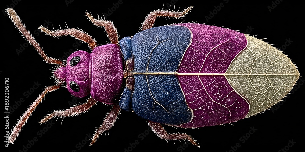 high-resolution image of colorful parasitic wasp with detailed body ...