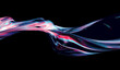 © Shawon - 3d rendered abstract shape with detailed reflection and dispersion.