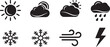© Abdul - Set of 7 weather icons vector