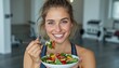 © LimeSky - Fit young woman enjoying a nutritious salad post-workout.png
