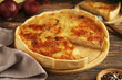 © nastyakamysheva - A traditional dish of Britisch cuisine - Onion and cheese pie