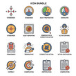 © mandesign_creative - Collection of Icons Representing Audit Processes.