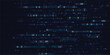 © Frogella.stock - Matrix binary code background with data stream and neon glow for cybersecurity, network technology futuristic digital wallpaper. Abstract encryption algorithms, AI concept blue grid vector texture
