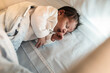 © Antonio Recena - Newborn baby boy sleeping in crib