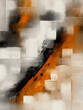© CHREMOS - Abstract artwork with dynamic lines and soft colors, creating a harmonious and modern composition, perfect for contemporary interior design and artistic projects