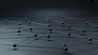 © TensorSpark - Spherical node connected by line link on dark grid representing mesh network concept and decentralized wireless communication.