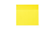 © HQ Stock - Bright yellow sticky note against a solid black background paper reminder, Isolated On Png Transparent Background