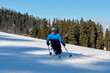 © Alex - a wheelchair user controls the descent down the mountain