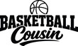 © MdElias - Basketball cousin text design with basketball icon and strong typography style isolated on white background