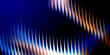 © Ahmad Ali - Abstract vibrant glass ripple distortion background with glass texture blue and gold gradient flowing waves and vertical lines for futuristic design, digital art and modern tech visual