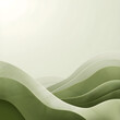 © Alicia - Vagues abstraites fluides vert sauge – fond naturel doux et minimaliste