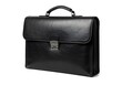 © Asradul - Black Leather Briefcase Business Portfolio Case Office Accessory