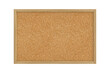 © Sergey Ilin - Cork board with wooden frame on white background. Isolated 3D illustration