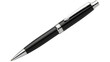 © Black - Black pen with silver accents on white background office supplies writing instrument