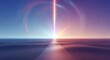 © Kathy - Conceptual image showing a bright, ethereal point on the horizon, symbolizing long-term goals and the path toward future success, growth, planning, conceptual