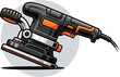 © Emongrapic - Orbital sander power tool for woodworking or DIY projects, construction