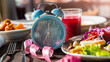 © SASITHORN - Blue Alarm Clock Waiting for the IF Meal