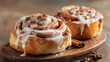 © NadiaArts - Freshly baked cinnamon rolls