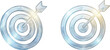 © Tri Endah Wanito - Set of bullseye target 3d icon
