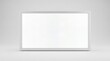© ekhtiar - Modern white framed blank screen on gray background for presentations