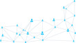 © Lepe PNG - Global network user connections, people linked together, digital communication node system on transparent background
