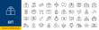 © iiierlok_xolms - Gift web icons in line style. Bonus, award, prize, discount, birthday, gift box, collection. Editable stroke.  Vector illustration.