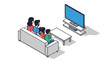 © Kasman - Family Watching Television Together on Sofa 1.