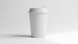 © MdNazir - A white plastic cup with a screw on lid