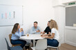 © Carmen - Business team discussing new ideas during office meeting