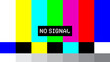 © Artzi - Vintage Television No Signal Test Pattern