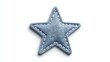 © MiraeStudio - Denim star patch with white stitching isolated on a clean white background